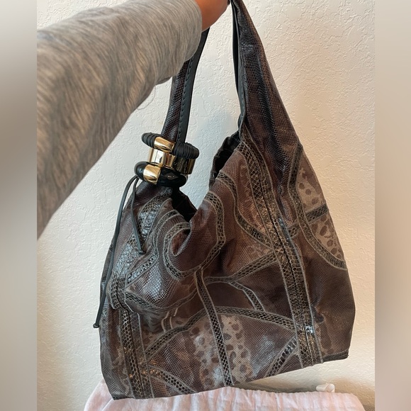 Jimmy Choo Snakeskin Shoulder bag - Picture 3 of 6